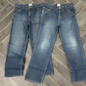 Children’s Place Boys Relaxed Fit Blue Jeans-Lot of 2-
A